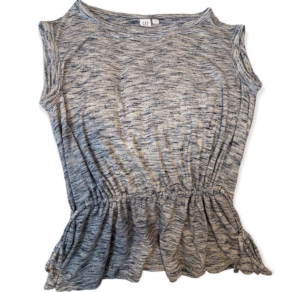 Gap Heather Blue Sleeveless Top Sz M